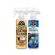 Kit de Limpeza Chemical Guys Leather - Limpador e Condicionador 473ml