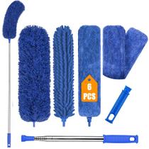 Kit de limpeza Cobweb Duster Kelursien com poste de extensão 6PCS