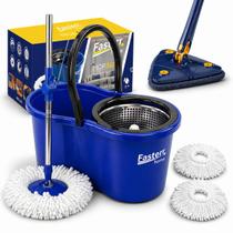 Kit de Limpeza Completo Balde Mop e Rodo Mop Triangular