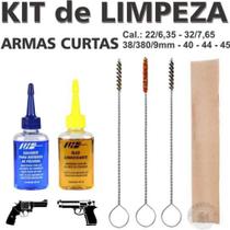 Kit de limpeza de arma curta - cal 38/380/9mm/.357