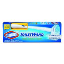 Kit de limpeza de banheiro Clorox Toilet Wand com alça e suporte