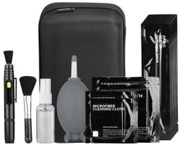 Kit de limpeza de câmera Movo Deluxe Essentials com 10 cotonetes APS-C