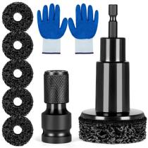 Kit de Limpeza de Cubo de Roda AUTOPICK 8 Peças com Pads e Luvas