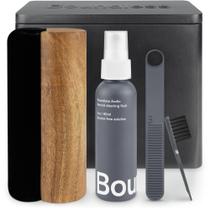 Kit de limpeza de discos de vinil Boundless Audio 5 em 1 com estojo de metal