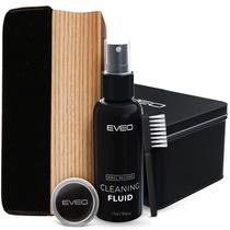 Kit de limpeza de discos de vinil EVEO Premium 4 em 1 com pincel e gel Kit de limpeza de discos de vinil EVEO Premium 4 em 1 com pincel e gel