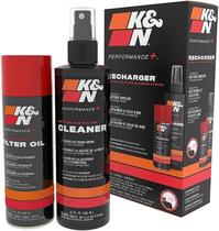 Kit de limpeza de filtro de ar K&N Aerossol Cleaner and Oil