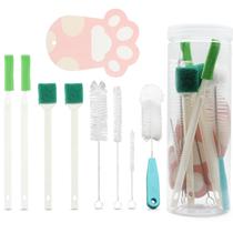 Kit de limpeza de fontes de água para animais de estimação AIMAOGOU 9 unidades com caixa de armazenamento