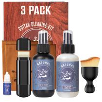 Kit de limpeza de guitarra Deviser All-in-One com óleo de limão 120mL Kit de limpeza de guitarra Deviser All-in-One com óleo de limão 120mL