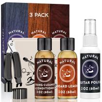 Kit de limpeza de guitarra Deviser All-in-One com óleo de limão e esmalte