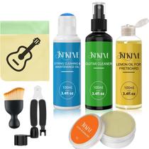 Kit de limpeza de guitarra KTKTVE, pacote com 8 unidades, garrafa, esponja e pano Kit de limpeza de guitarra KTKTVE, pacote com 8 unidades, garrafa, esponja e pano