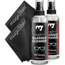 Kit de limpeza de óculos MagicFiber com (2) sprays de limpeza de óculos