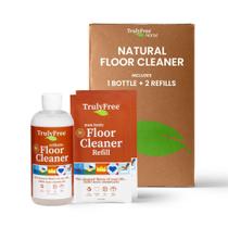 Kit de limpeza de piso Truly Free à base de plantas 500mL + 2x90mL Kit de limpeza de piso Truly Free à base de plantas 500mL + 2x90mL