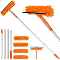Kit de limpeza de rodo de janela TIMIVO 72" com poste de extensão Kit de limpeza de rodo de janela TIMIVO 72" com poste de extensão