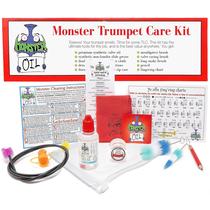 Kit de limpeza de trompetes Monster Trumpet Valve Oil Slide Grease Kit de limpeza de trompetes Monster Trumpet Valve Oil Slide Grease