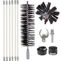 Kit de limpeza de ventilação do secador Eastman Lint Wizard Large Duct Kit de limpeza de ventilação do secador Eastman Lint Wizard Large Duct