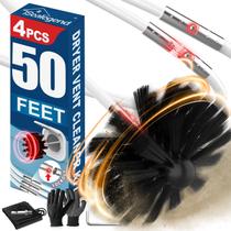 Kit de limpeza de ventilação do secador Sealegend atualizado de 15 m, flexível