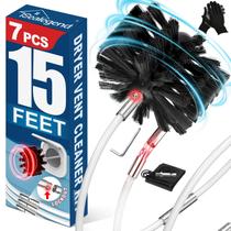 Kit de limpeza de ventilação do secador Sealegend atualizado de 15 pés com furadeira Kit de limpeza de ventilação do secador Sealegend atualizado de 15 pés com furadeira