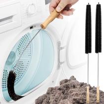 Kit de limpeza de ventilação para secadores Holikme Clothes Lint Brush, pacote com 2