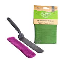 Kit de Limpeza de Vidros Ákora Pano Mágico Limpa Box e Blindex Limpador Transpasse