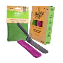 Kit de Limpeza de Vidros Ákora Pano Multiuso de Microfibra Limpa Box e Blindex Limpador Transpasse Kit de Limpeza de Vidros Ákora Pano Multiuso de Microfibra Limpa Box e Blindex Limpador Transpasse