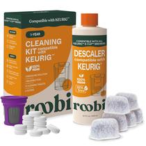 Kit de limpeza e descalcificação Roobi para Keurig com fornecimento de 1 ano