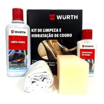 Kit de limpeza e hidratação de couro -  wuth - WURTH