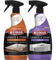 Kit de limpeza e proteção de bancada Weiman Granite & Stone