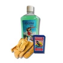 Kit de Limpeza Energética do Lar - Anil + Alfazema + Palo Santo - Hadu Esotéricos