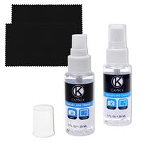 Kit de limpeza: lente e tela CamKix com 2x spray, 2x pano Kit de limpeza: lente e tela CamKix com 2x spray, 2x pano