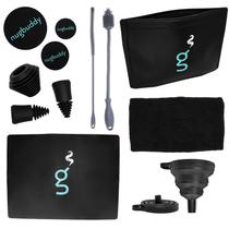 Kit de limpeza nugbuddy Glass com acesso de silicone reutilizável.