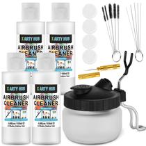 Kit de Limpeza para Aerógrafo X ARTY HUB Conjunto com 4 Frascos de 120 ml