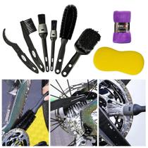 Kit De Limpeza Para Bicicleta Dobrável Mountain Road City BMX Com 8 Peças De Ferramentas De
