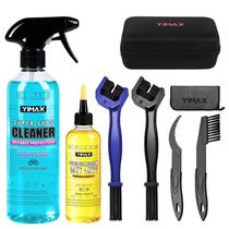 Kit de Limpeza para Bicicleta YIMAX 8 em 1 com Limpador de Corrente 500 ml e Lubrificante 120 ml Kit de Limpeza para Bicicleta YIMAX 8 em 1 com Limpador de Corrente 500 ml e Lubrificante 120 ml