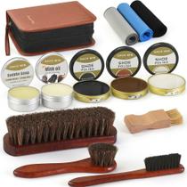 Kit de Limpeza para Calçados DACO MIN 13 Peças para Cuidados com Couro Kit de Limpeza para Calçados DACO MIN 13 Peças para Cuidados com Couro