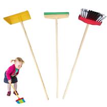 Kit de limpeza para crianças com rodo/ vassoura/ pá de lixo - Lares