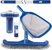 Kit de Limpeza para Piscina POOLAZA Vara de Alumínio 146 cm 5 em 1 Kit de Limpeza para Piscina POOLAZA Vara de Alumínio 146 cm 5 em 1