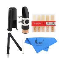 Kit De Limpeza Para Saxofone Com Almofada Para Bocal, Pano Para Câmara Interna, Escova Para Bocal E