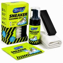 Kit de Limpeza para Tênis X-SMILE Espuma Escova Toalha 100ml Kit de Limpeza para Tênis X-SMILE Espuma Escova Toalha 100ml