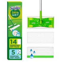 Kit de Limpeza Swiffer Sweeper 2 em 1 - Varre e Limpa o Piso