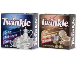 Kit de limpeza Twinkle Silver Polish e latão e cobre (pacote com 2)