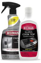 Kit de limpeza Weiman Stainless Steel Cleaner & Cooktop Polish Kit de limpeza Weiman Stainless Steel Cleaner & Cooktop Polish