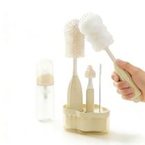 Kit de limpeza WHNL Mamadeira multifuncional de silicone prensada para espuma