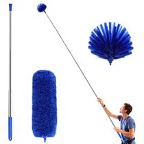 Kit de limpeza ZZ LAZYCOTTAGE Cobweb Duster com poste azul
