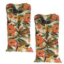 Kit de lindas almofadas para cadeira de bambu ou poltrona com conforto na medida 94x45 cm