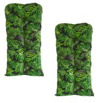 Kit de lindas almofadas para cadeira de bambu ou poltrona com conforto na medida 94x45 cm