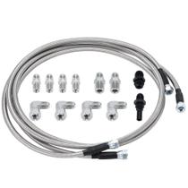 Kit de Línea de Manguera para Enfriador de Fluido de Transmisión de Acero Inoxidable PTFE