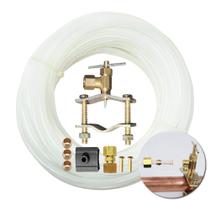 Kit de Linha de Água Ice Maker Greco com Tubo de Poliéster de 25 Pés (1/4”)