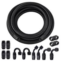 Kit de Linha de Combustível EVIL ENERGY 10AN - 20 Pés de Nylon Trançado com Acessórios Kit de Linha de Combustível EVIL ENERGY 10AN - 20 Pés de Nylon Trançado com Acessórios
