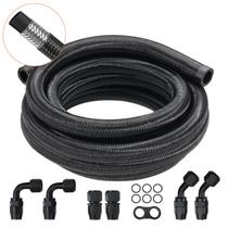 Kit de linha de combustível VEVOR 10 pés de nylon em aço inoxidável trançado 10AN