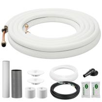 Kit de Linha para Mini Split Della 7,5 m com Tubos de Cobre Isolados